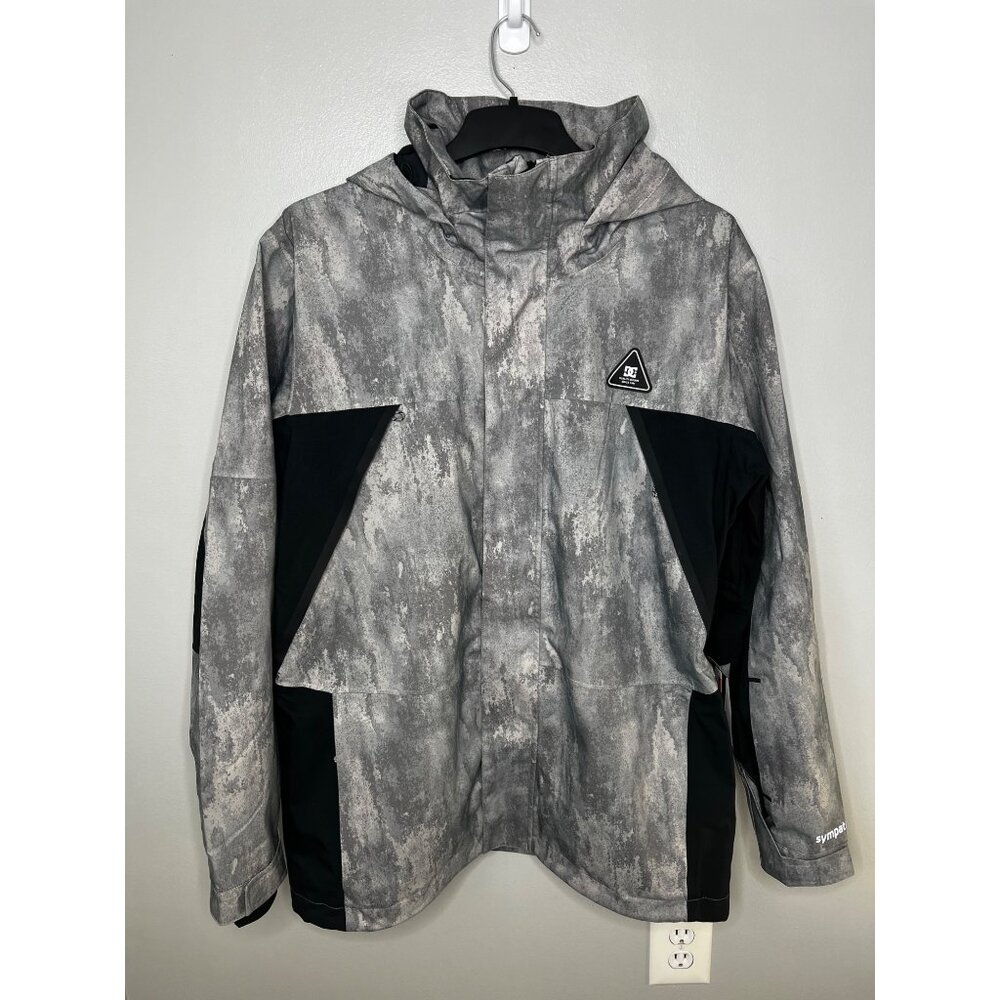 DC Command 45K Mens Jacket Sympatex Waterproof Hooded Gray/Black Size Medium - Picture 13 of 15